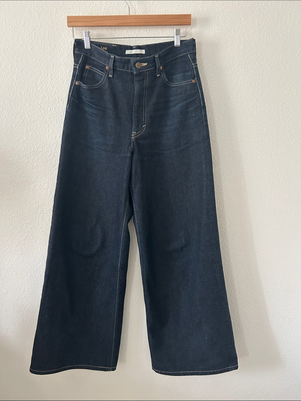 Japanese Denim! Wide Leg Dark Blue Women’s Jeans